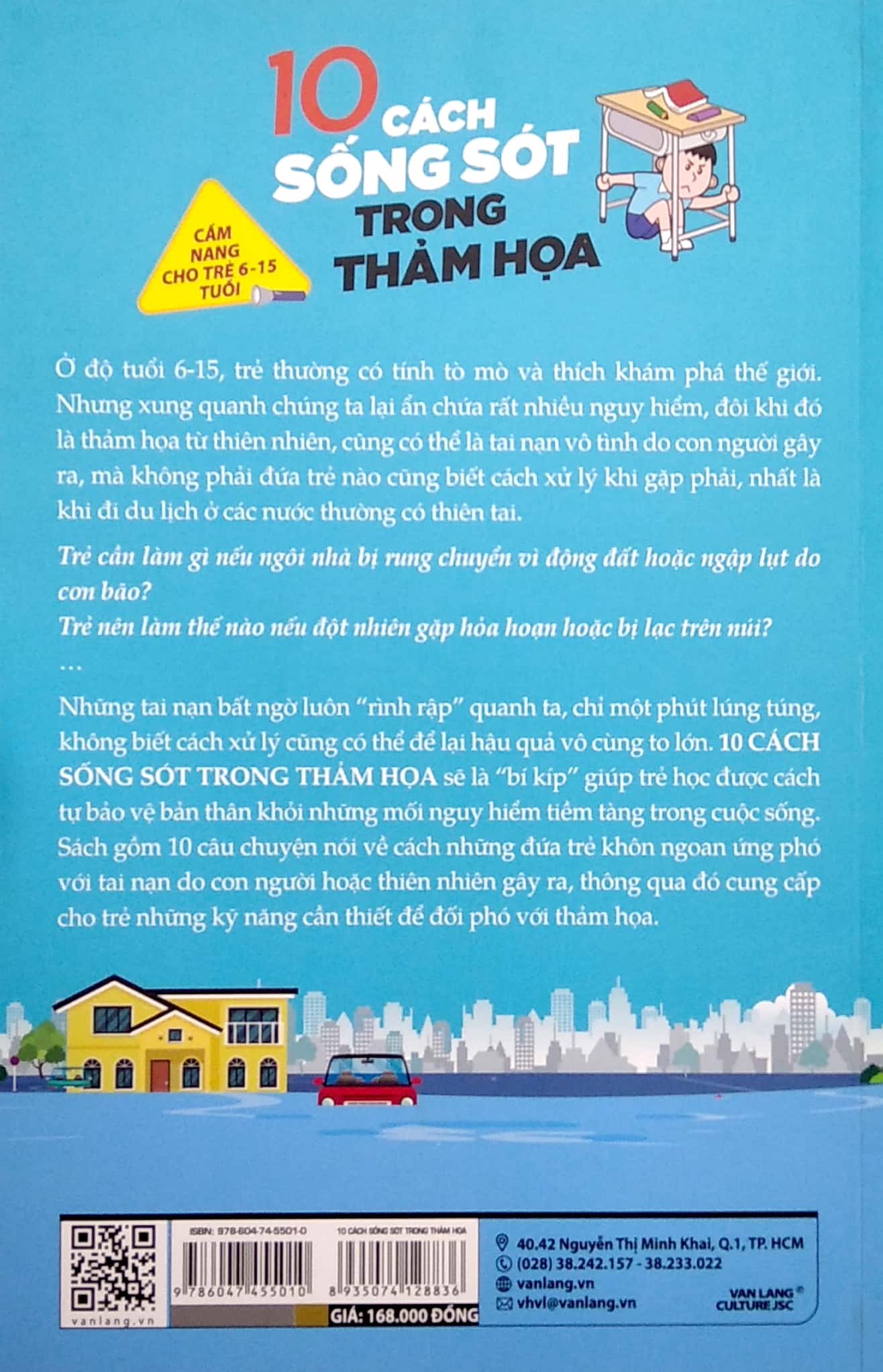 cẩm nang cho trẻ từ 6 -15 tuổi - 10 cách sống sót trong thảm họa