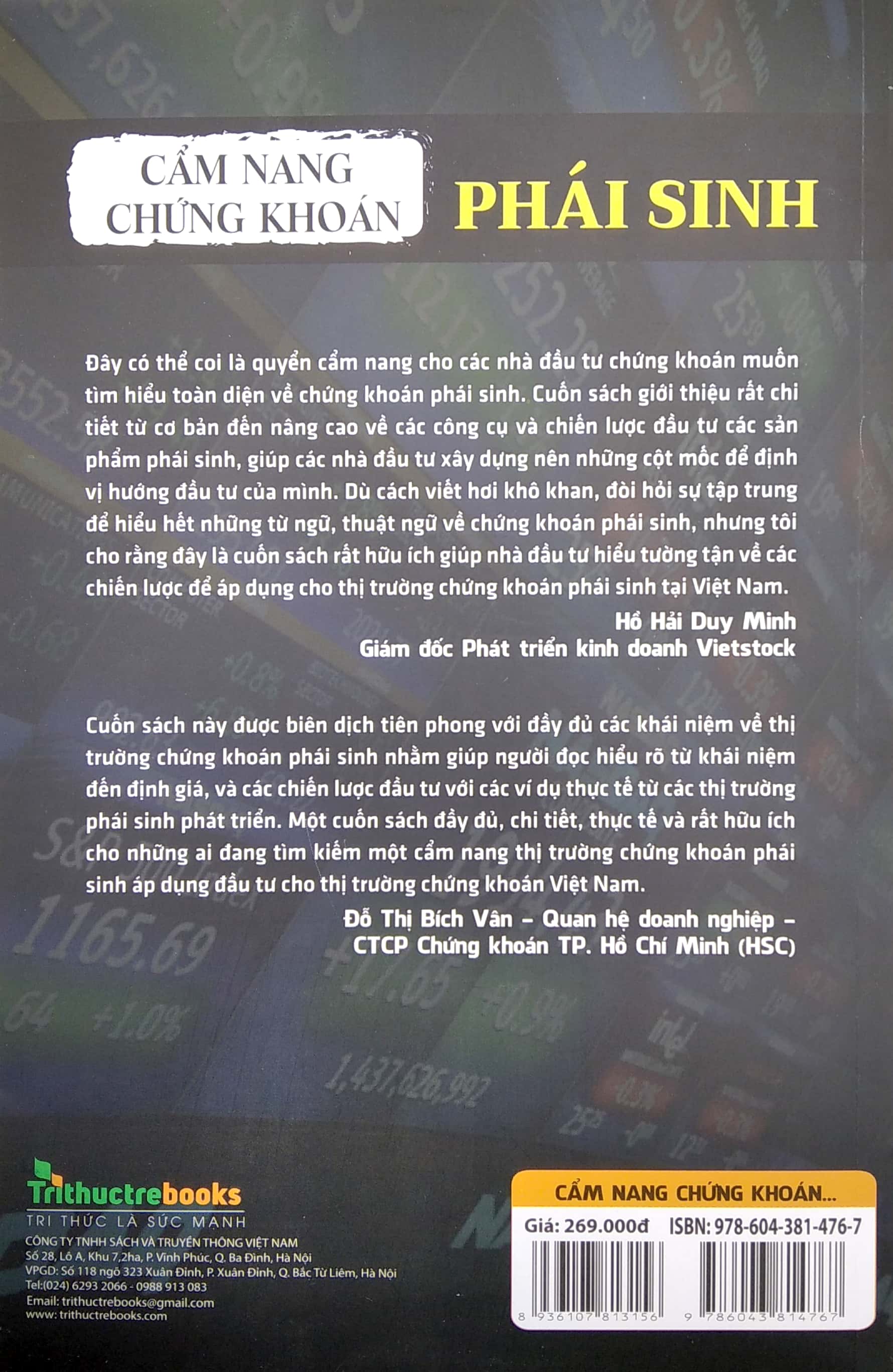 cẩm nang chứng khoán phái sinh (tái bản)