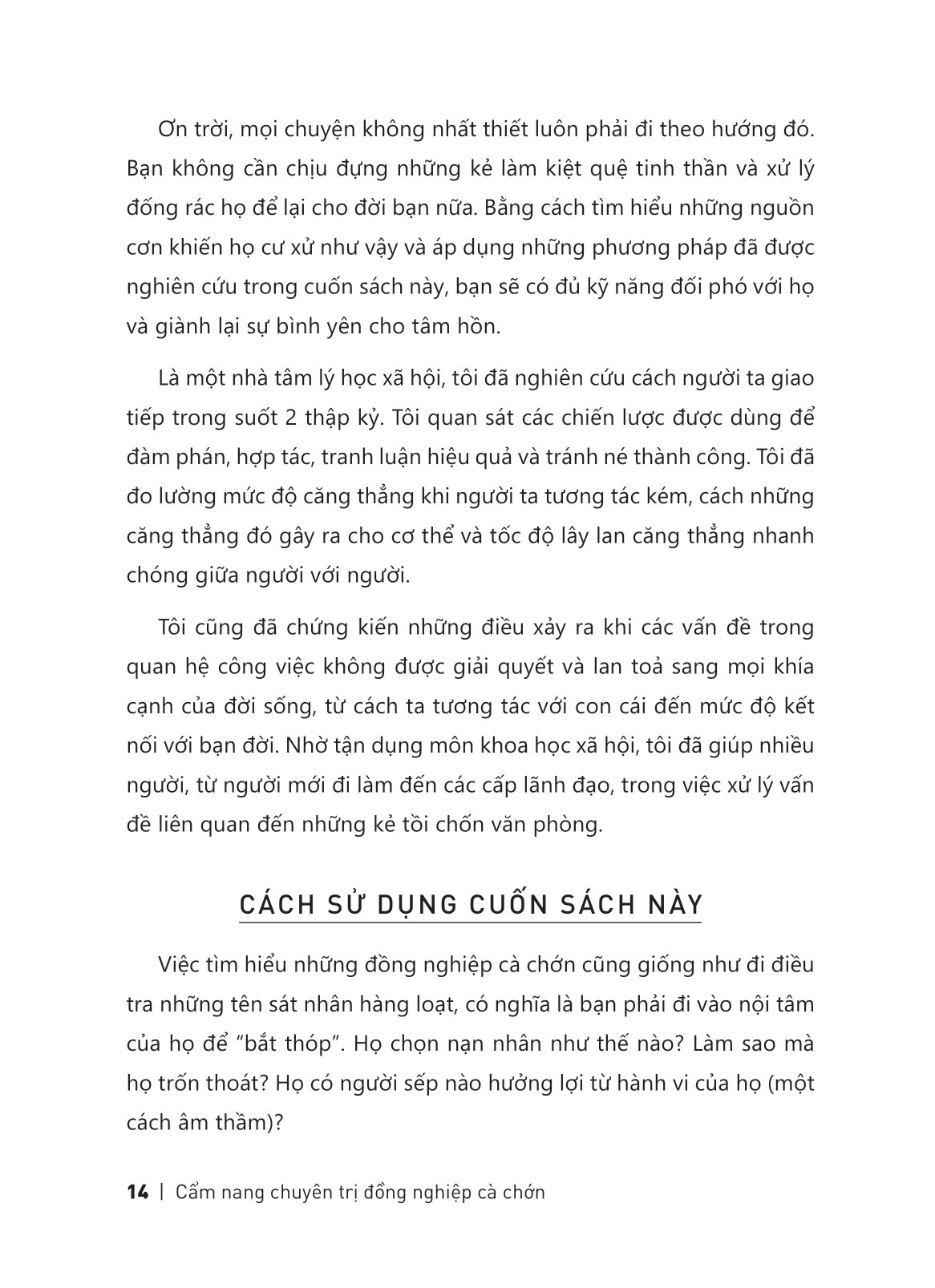 cẩm nang chuyên trị đồng nghiệp cà chớn