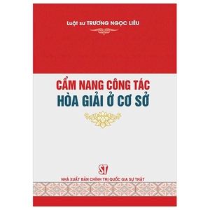 cẩm nang công tác hòa giải ở cơ sở