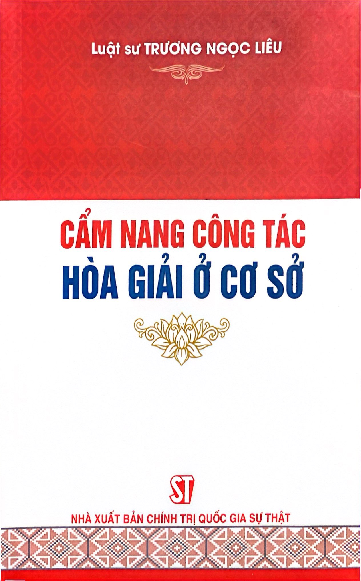 cẩm nang công tác hòa giải ở cơ sở