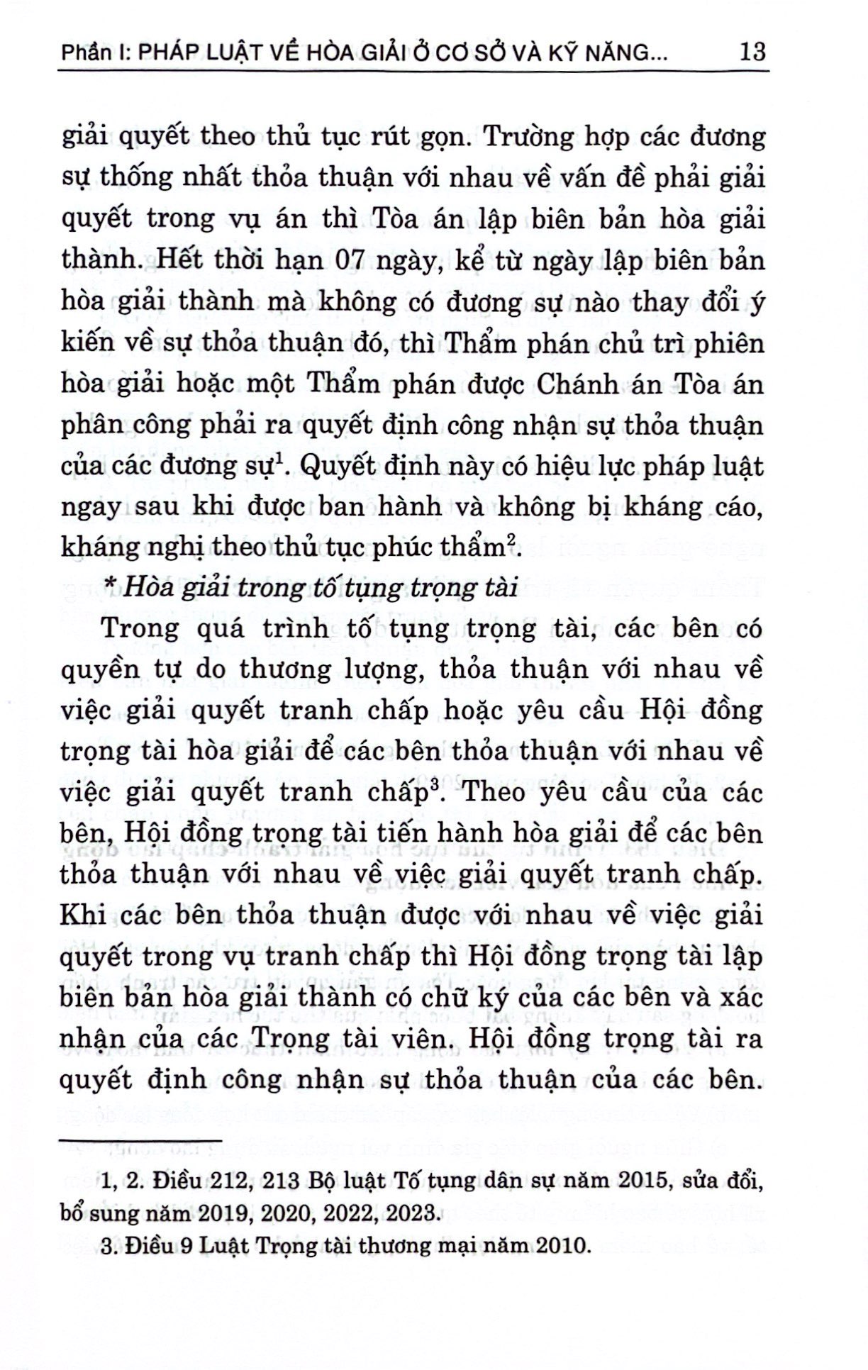 cẩm nang công tác hòa giải ở cơ sở