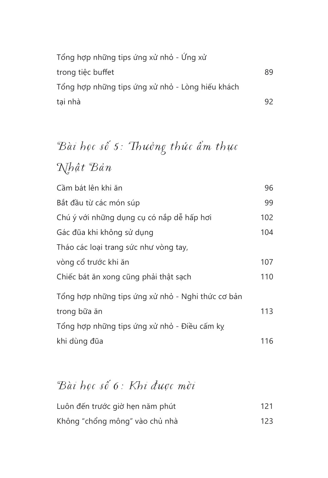 cẩm nang cung cách thanh lịch - 8 bài học từ người nhật