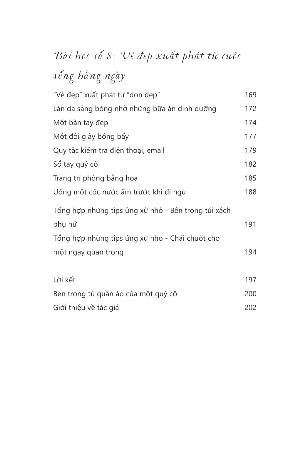 cẩm nang cung cách thanh lịch - 8 bài học từ người nhật