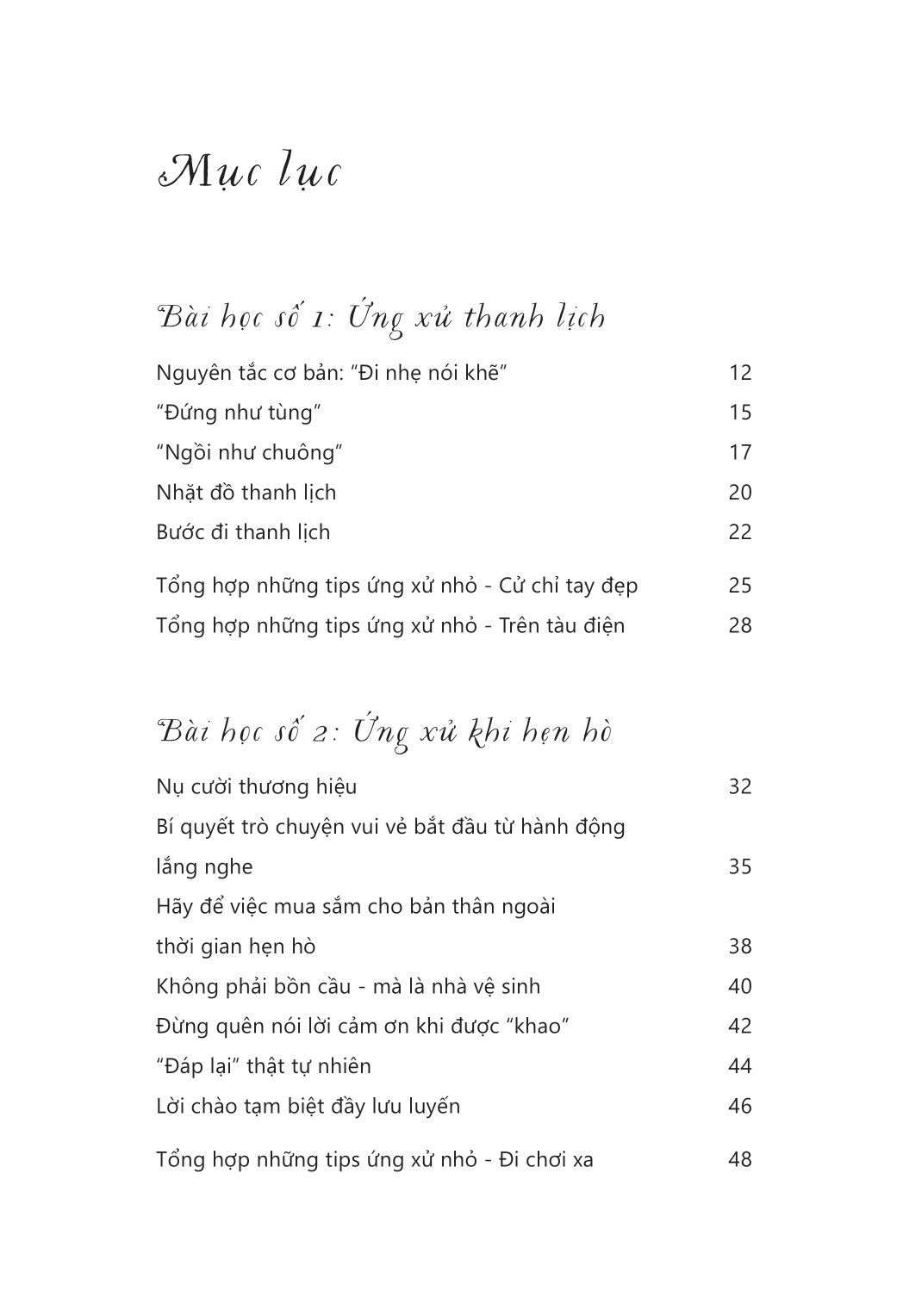 cẩm nang cung cách thanh lịch - 8 bài học từ người nhật