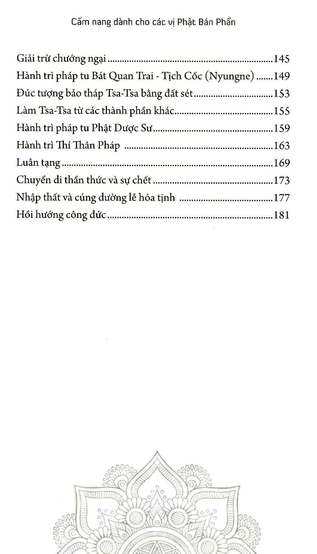cẩm nang dành cho các vị phật bán phần