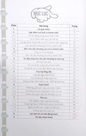 cẩm nang dành cho cha mẹ - yêu thương và chấp nhận con tuổi vị thành niên