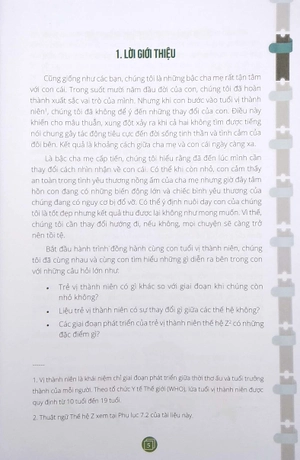cẩm nang dành cho cha mẹ - yêu thương và chấp nhận con tuổi vị thành niên