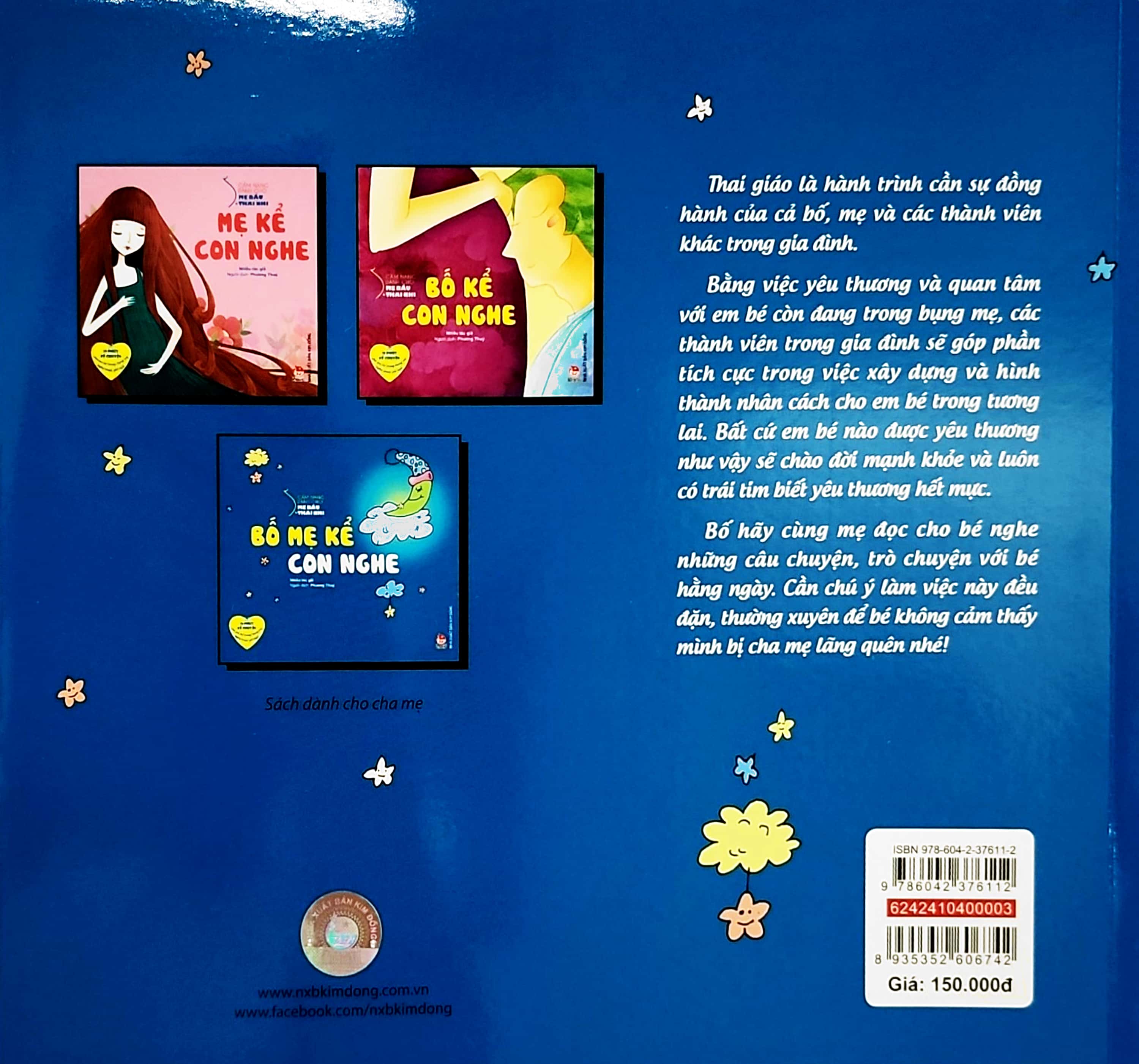 cẩm nang dành cho mẹ bầu và thai nhi - bố mẹ kể con nghe (tái bản 2024)