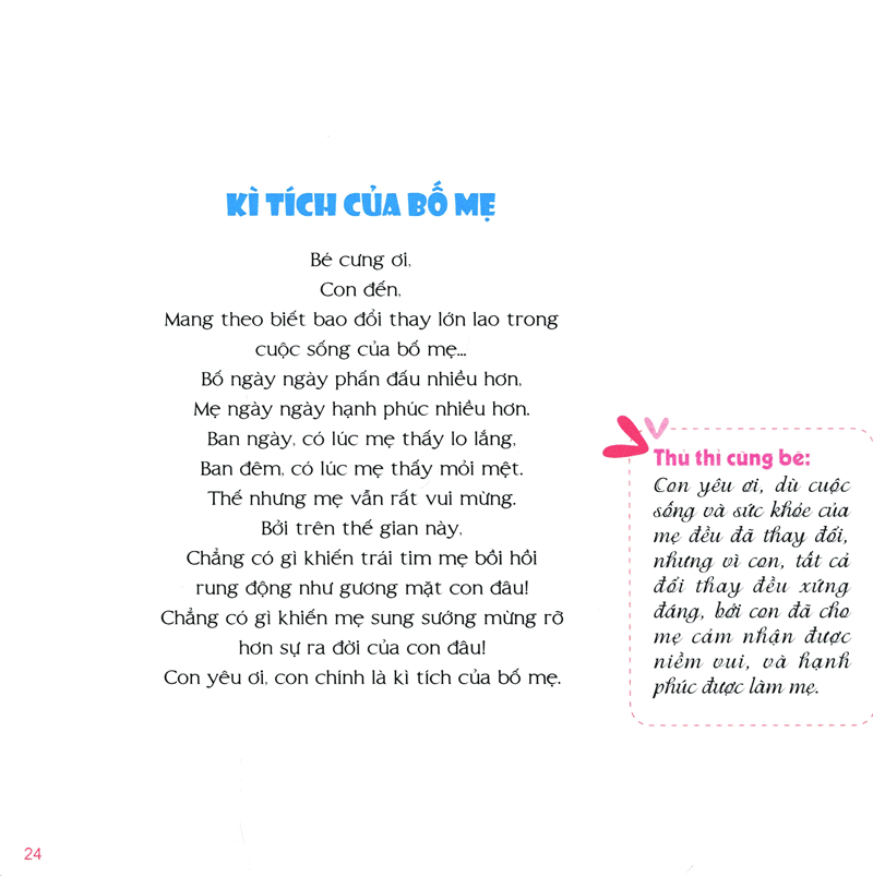 cẩm nang dành cho mẹ bầu và thai nhi - mẹ kể con nghe (tái bản 2024)