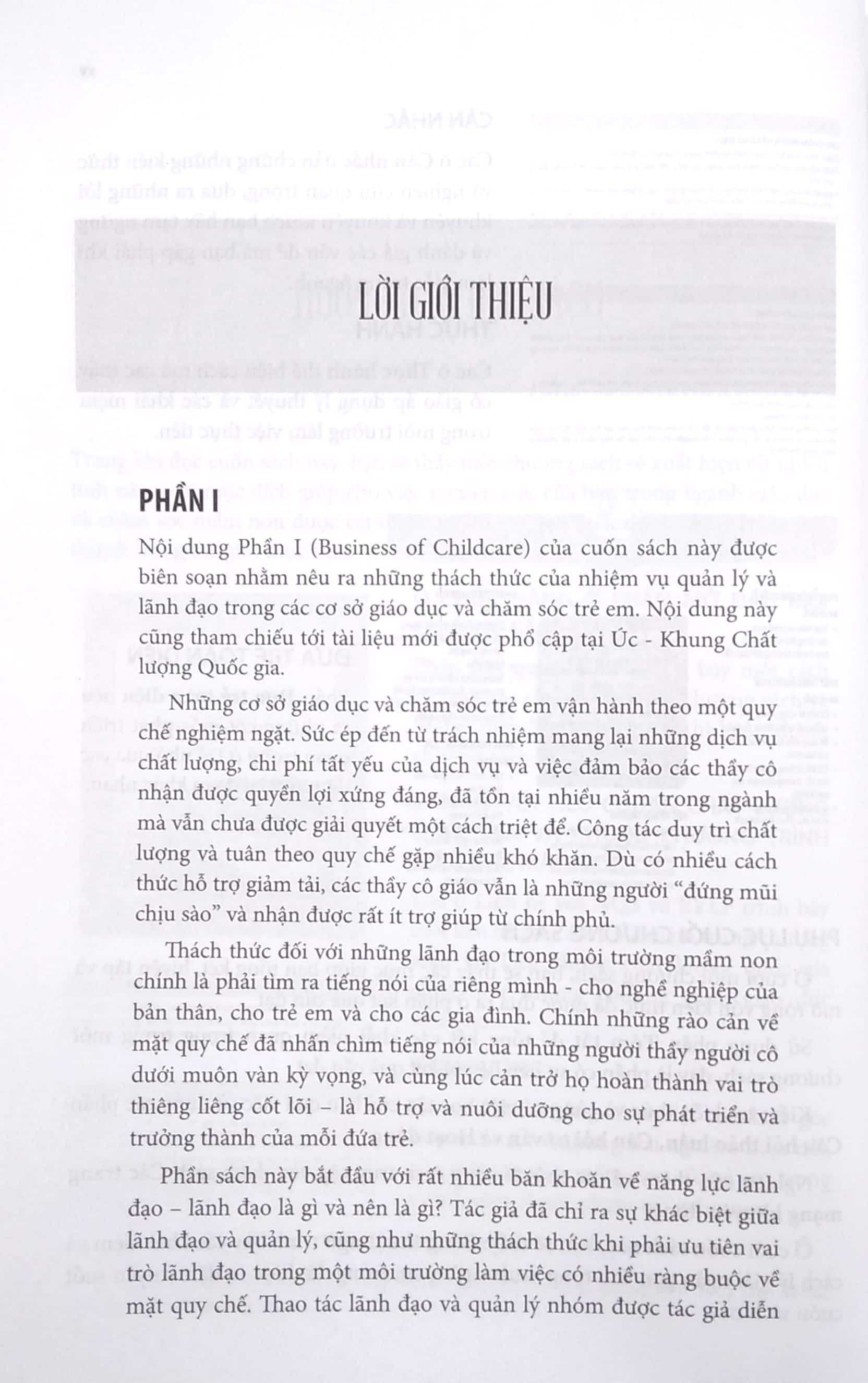 cẩm nang đào tạo giáo viên và chăm sóc trẻ - the big picture 4e and the business of the child care 4e