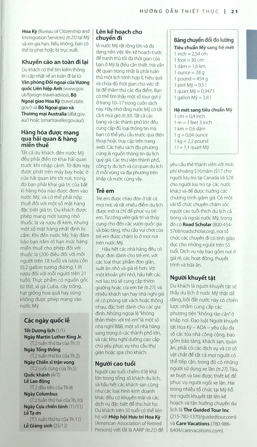 cẩm nang du lịch - mỹ