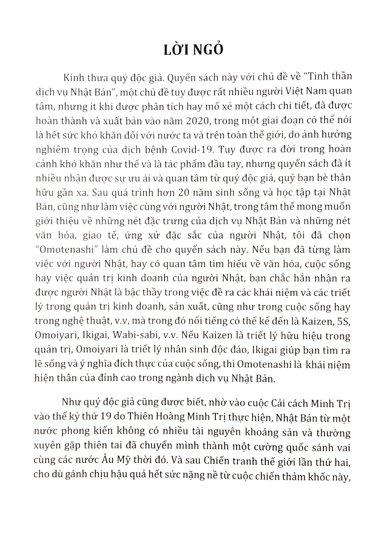 cẩm nang giao tiếp kinh doanh với người nhật - omotenashi tinh thần dịch vụ nhật bản