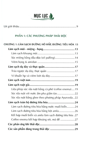 cẩm nang hướng dẫn thải độc &amp; chế độ ăn uống lành mạnh