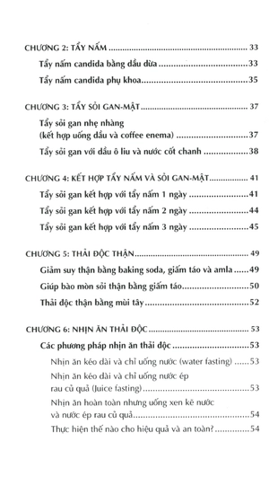 cẩm nang hướng dẫn thải độc &amp; chế độ ăn uống lành mạnh