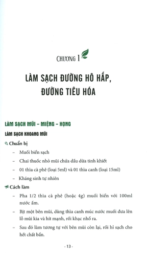 cẩm nang hướng dẫn thải độc &amp; chế độ ăn uống lành mạnh