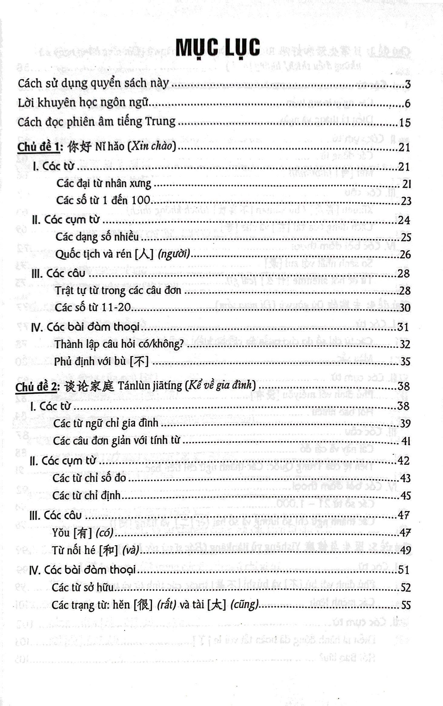 cẩm nang hướng dẫn tự học giao tiếp tiếng trung theo chủ đề
