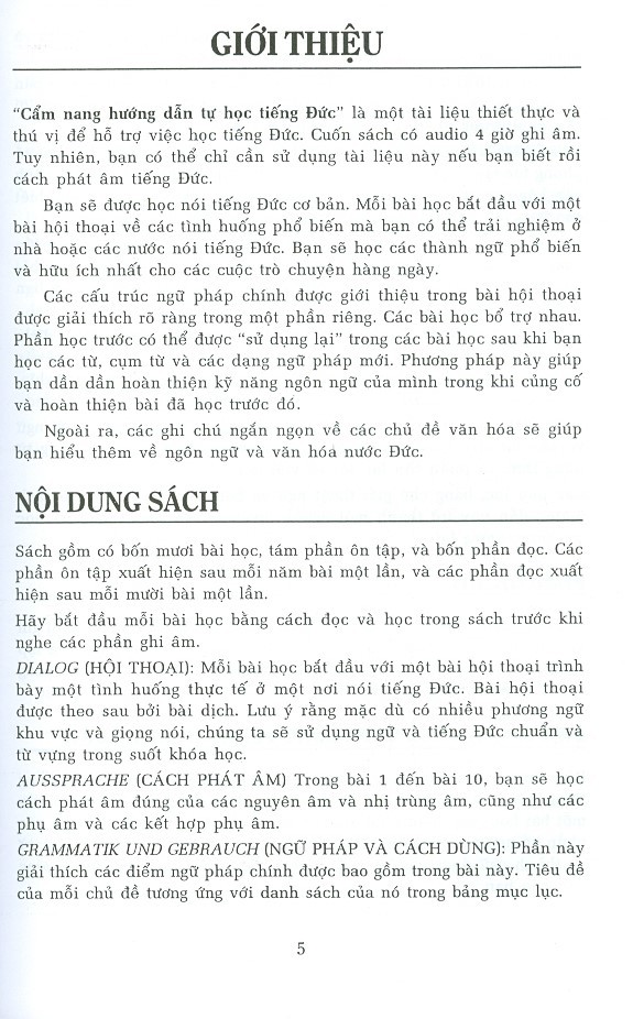 cẩm nang hướng dẫn tự học tiếng đức trình độ sơ cấp - trung cấp