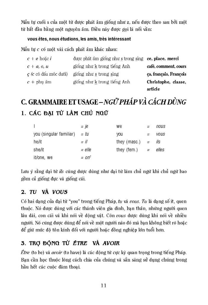 cẩm nang hướng dẫn tự học tiếng pháp - trình độ sơ cấp-trung cấp