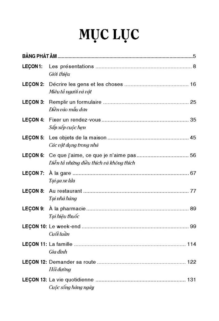 cẩm nang hướng dẫn tự học tiếng pháp - trình độ sơ cấp-trung cấp