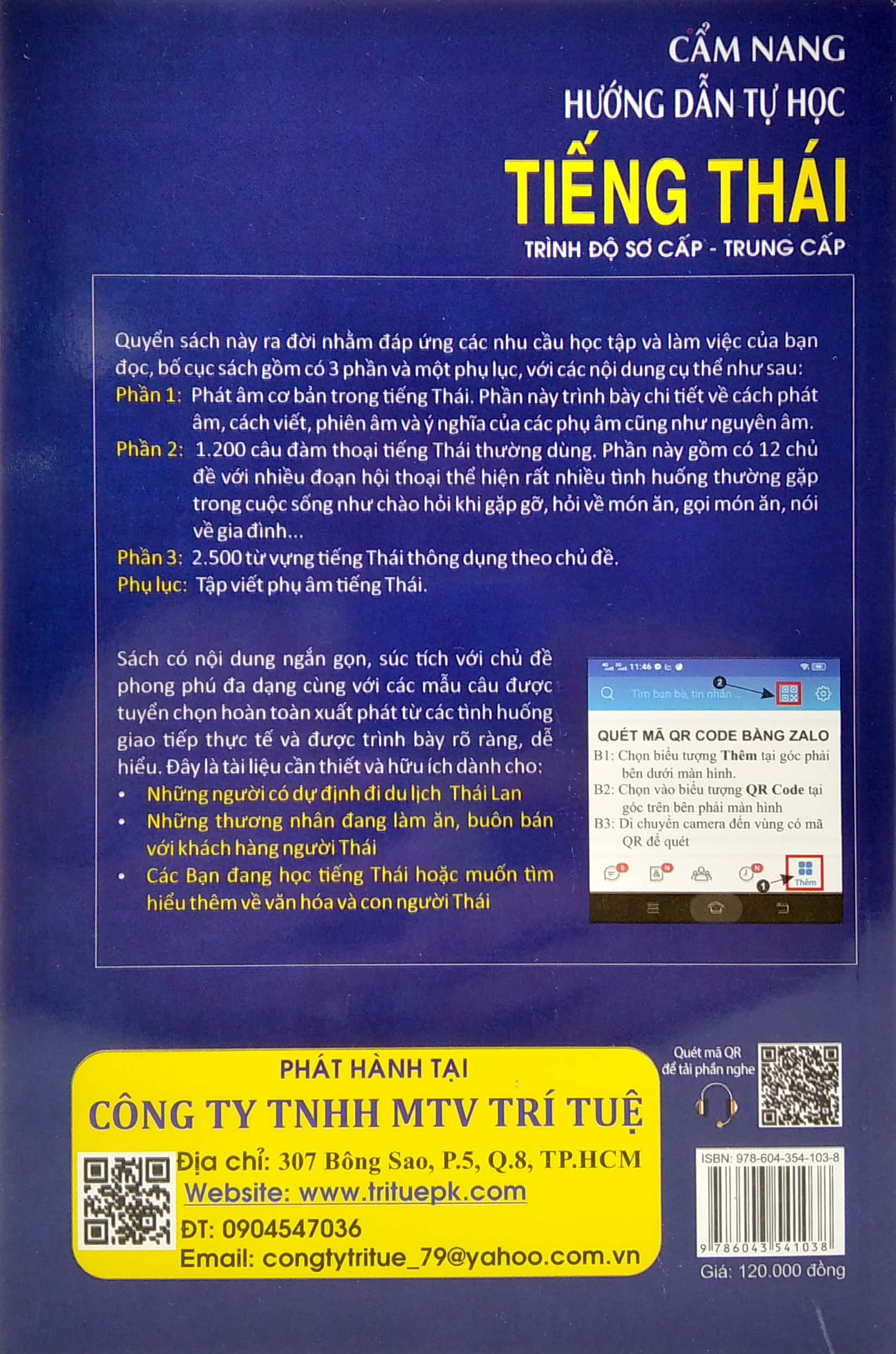 cẩm nang hướng dẫn tự học tiếng thái - trình độ sơ cấp - trung cấp