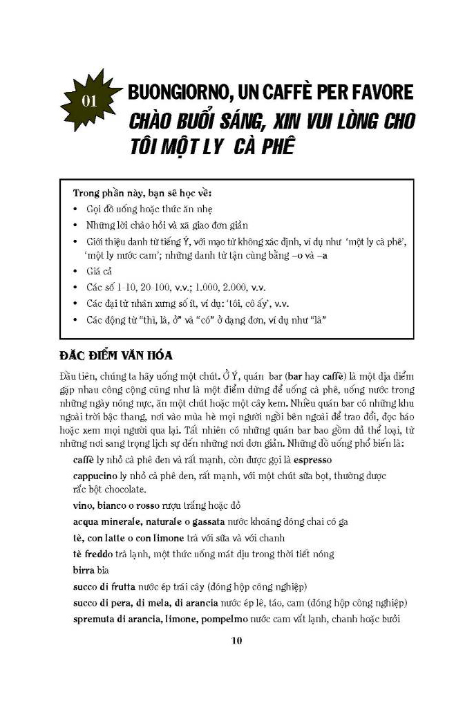 cẩm nang hướng dẫn tự học tiếng ý - trình độ sơ cấp-trung cấp