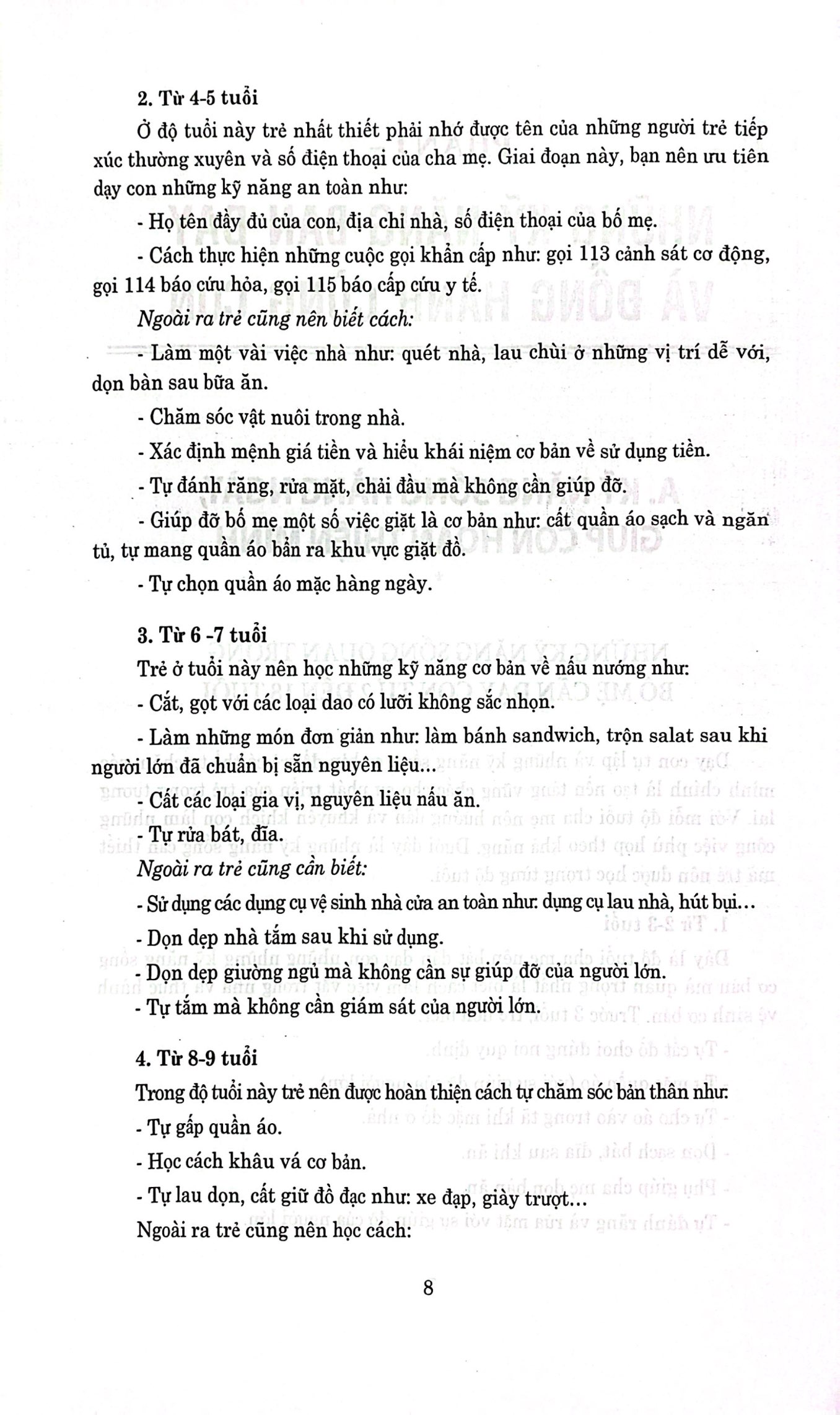 cẩm nang kỹ năng sống dành cho mọi nhà và mọi lứa tuổi