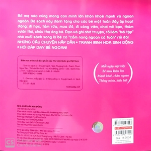 cẩm nang ngoan cả tuần - tắm rửa sạch sẽ (2-6 tuổi) (tái bản 2019)