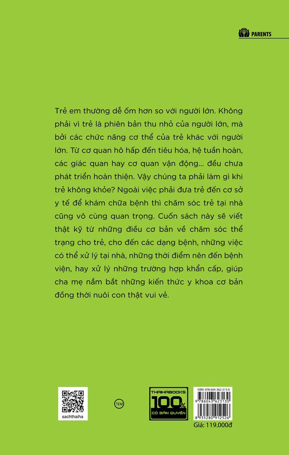 cẩm nang nhi khoa: cách chăm sóc trẻ ốm tại nhà
