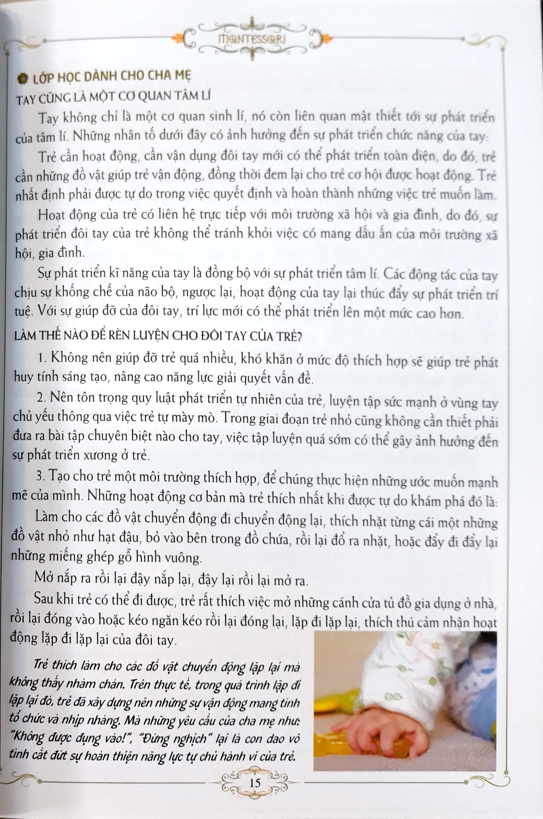 cẩm nang nuôi dạy con theo phương pháp montessori