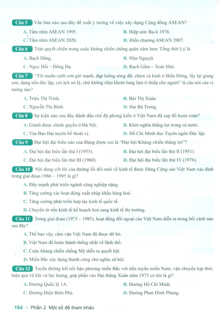 Cam Nang On Luyen Thi THPT, Dai Hoc - Mon Lich Su