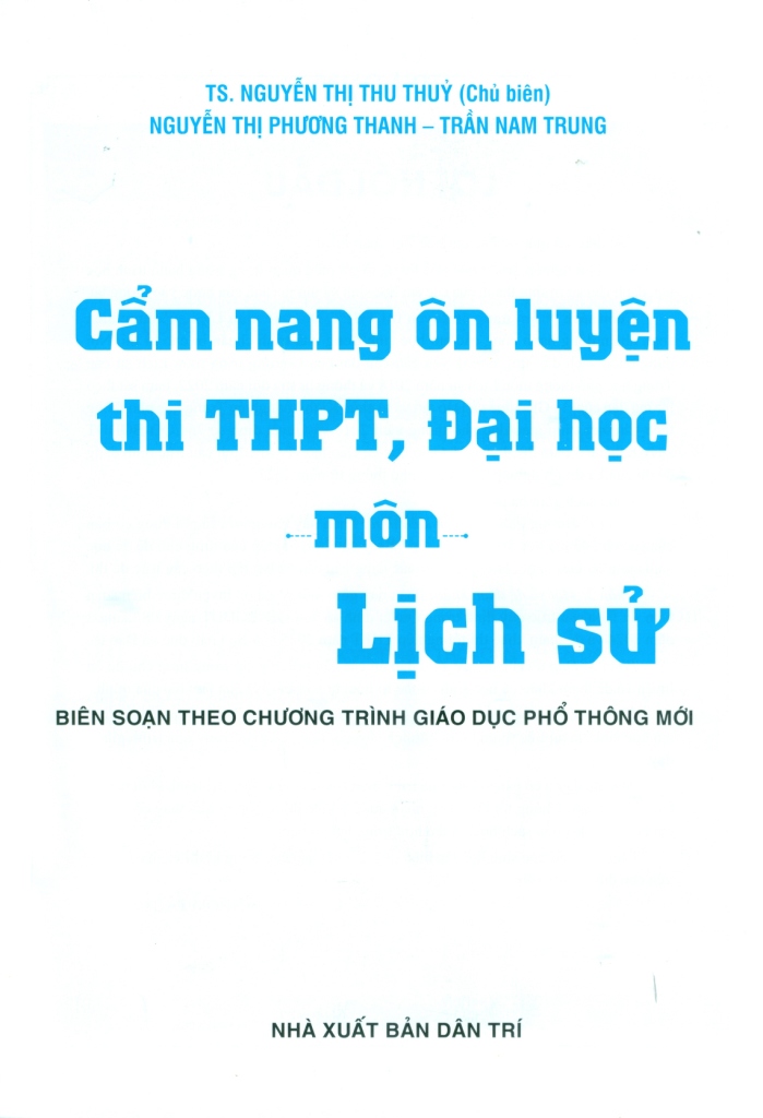 Cam Nang On Luyen Thi THPT, Dai Hoc - Mon Lich Su