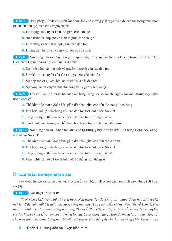 Cam Nang On Luyen Thi THPT, Dai Hoc - Mon Lich Su