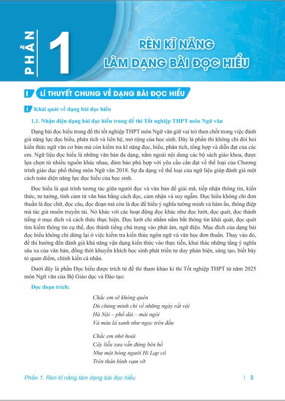 Cam Nang On Luyen Thi THPT, Dai Hoc - Mon Ngu Van