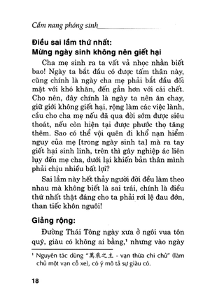 cẩm nang phóng sinh