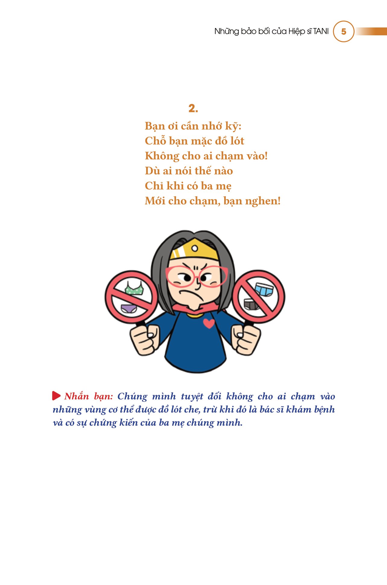 cẩm nang phòng tránh xâm hại cho con