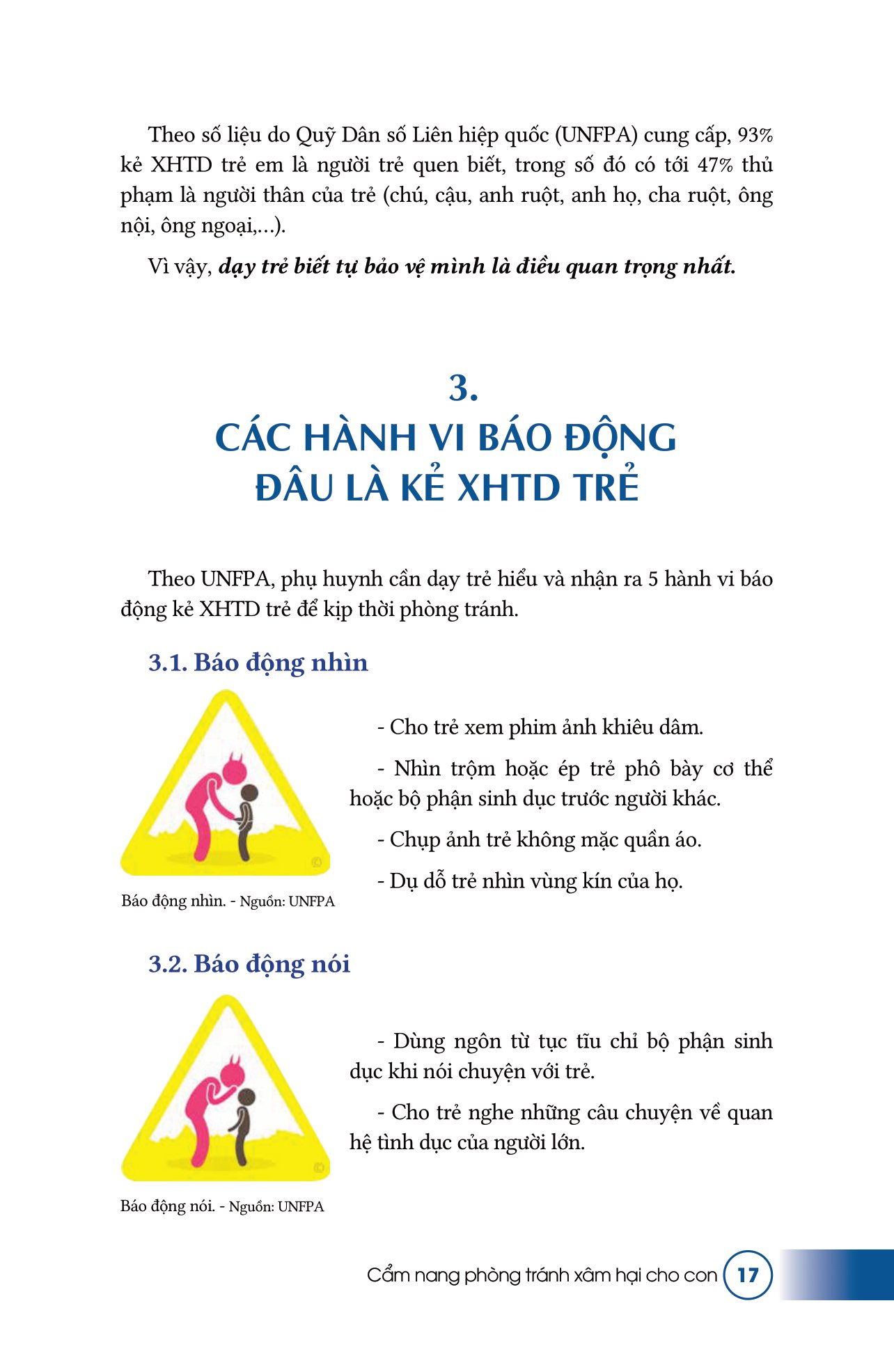 cẩm nang phòng tránh xâm hại cho con