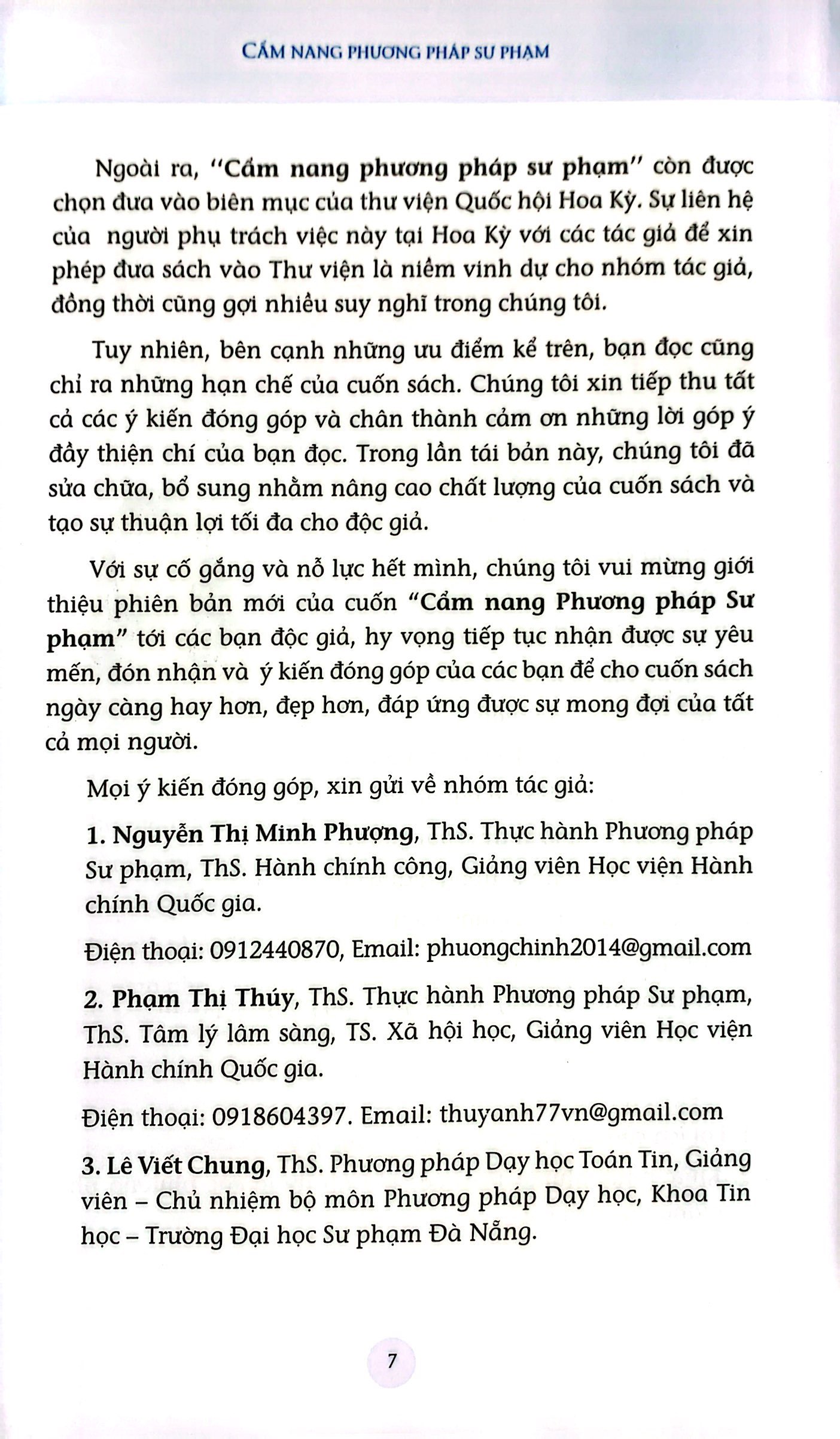 cẩm nang phương pháp sư phạm (tái bản 2022)