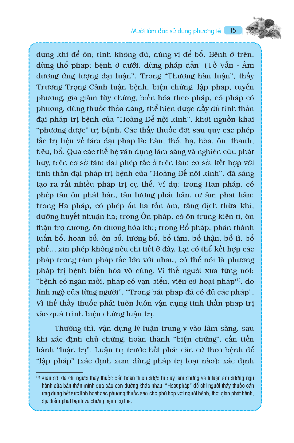 cẩm nang phương tễ (mười tâm đắc sử dụng phương tễ)