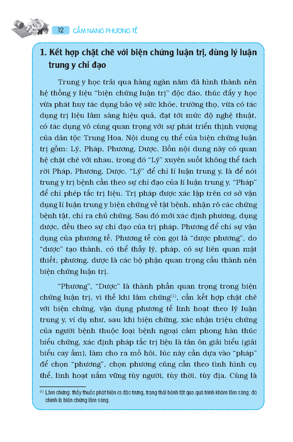 cẩm nang phương tễ (mười tâm đắc sử dụng phương tễ)