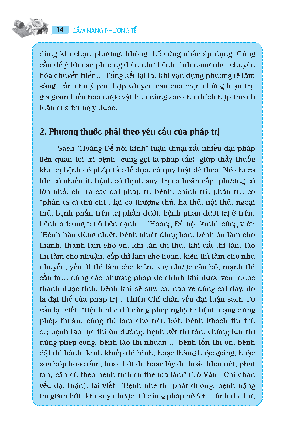 cẩm nang phương tễ (mười tâm đắc sử dụng phương tễ)