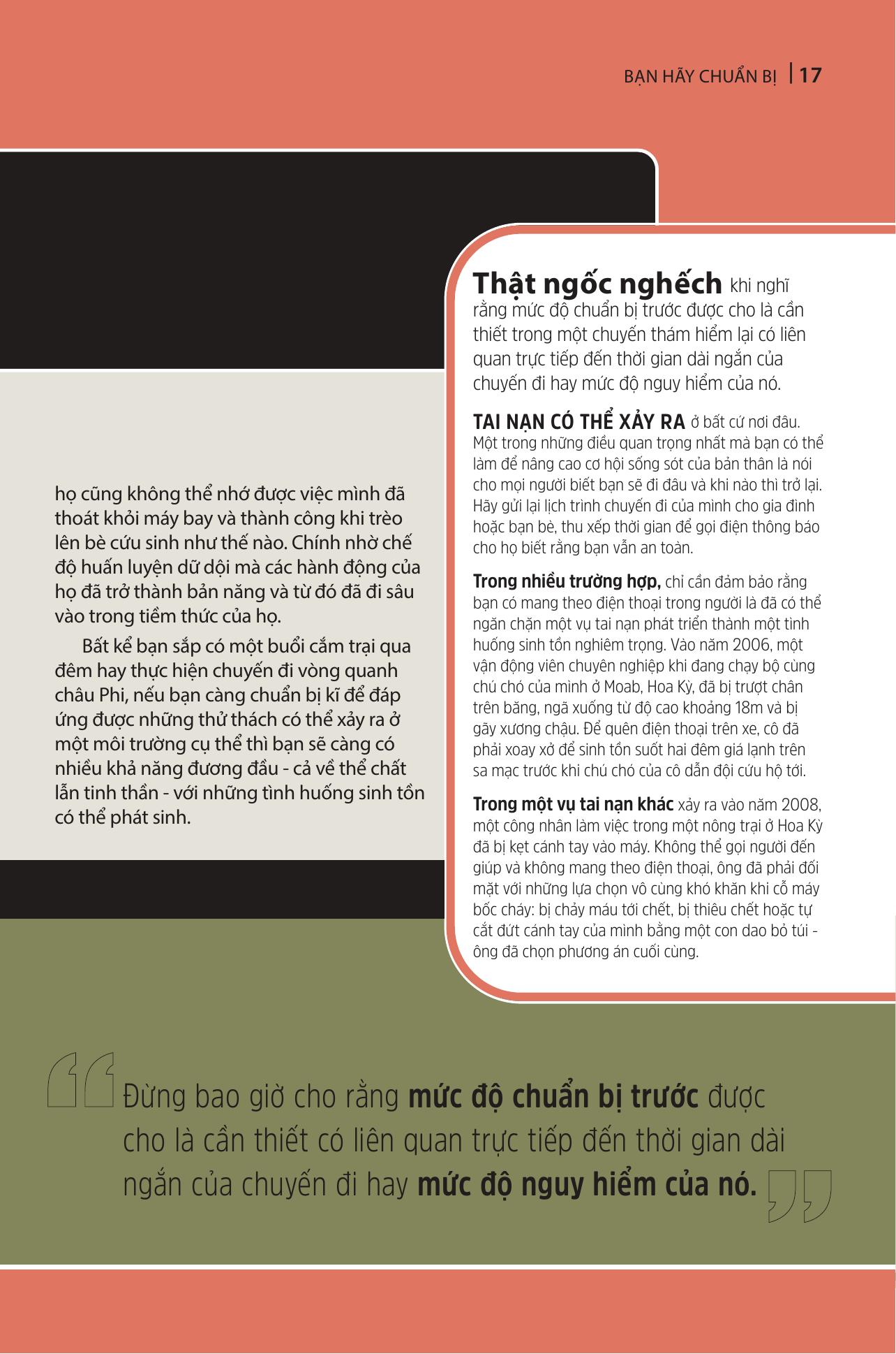 Cam Nang Sinh Ton - Hon 100 Ky Nang Song Con Cho Cac Cuoc Phieu Luu Noi Hoang Da - Bia Cung - Tang Kem Bookmark + Thep Da Nang + Bang Ke Hoach Hanh Dong Khan Cap