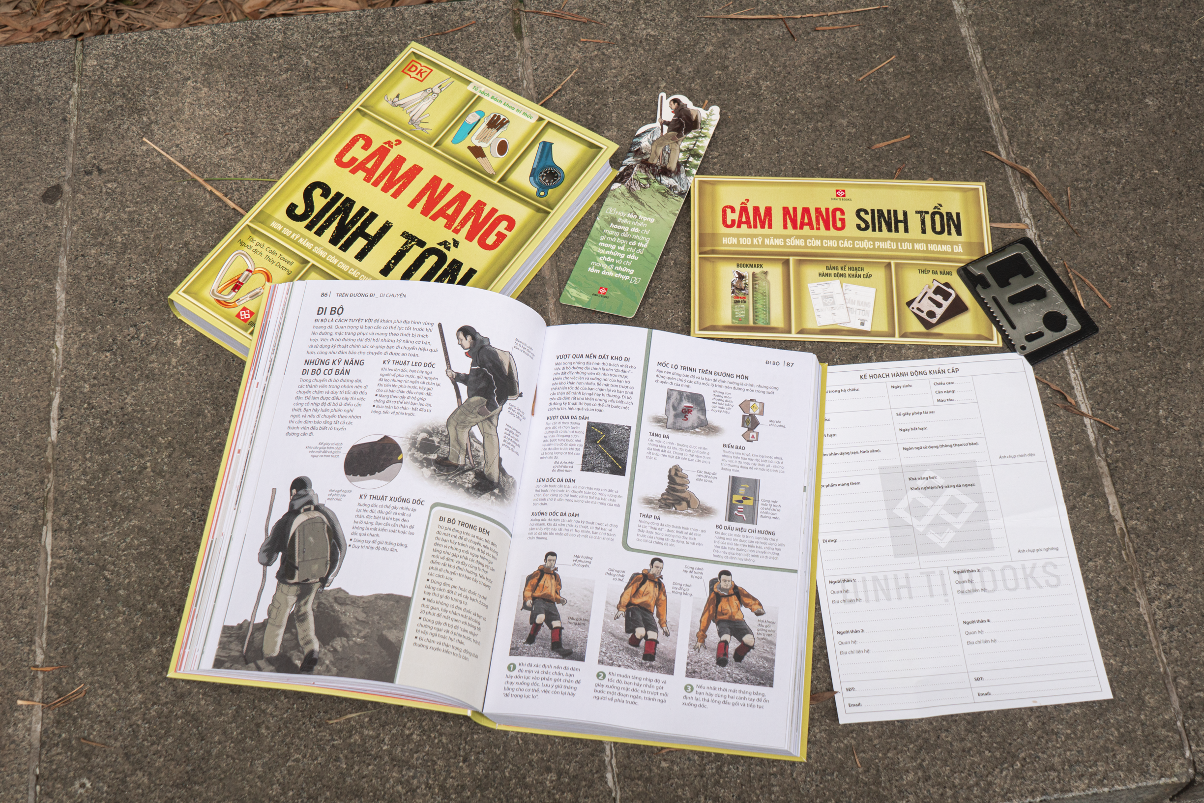 Cam Nang Sinh Ton - Hon 100 Ky Nang Song Con Cho Cac Cuoc Phieu Luu Noi Hoang Da - Bia Cung - Tang Kem Bookmark + Thep Da Nang + Bang Ke Hoach Hanh Dong Khan Cap