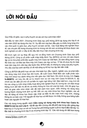 cẩm nang sử dụng máy tính khoa học casio fx-880btg thế hệ mới lớp 6-12