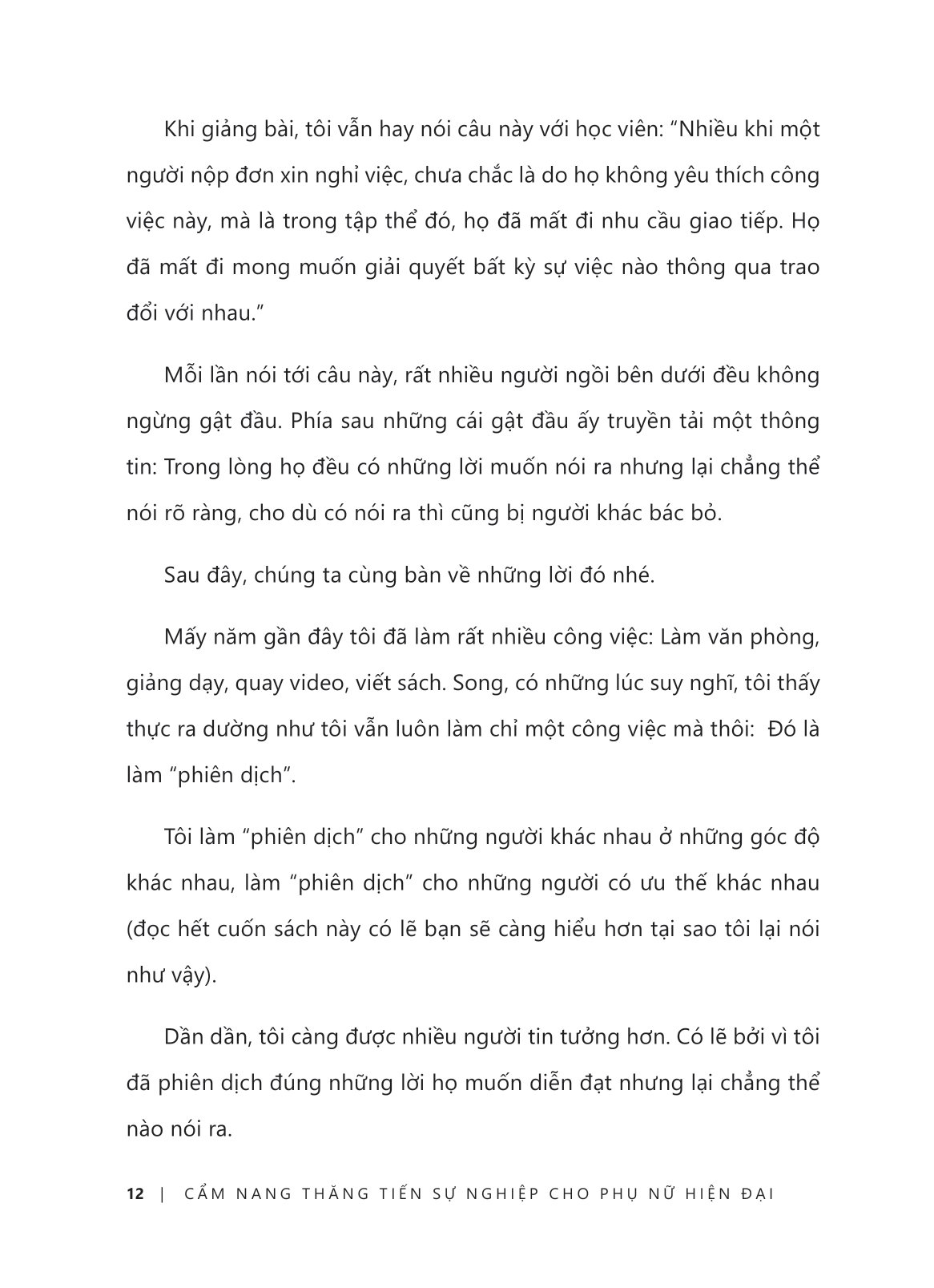 cẩm nang thăng tiến sự nghiệp cho phụ nữ hiện đại