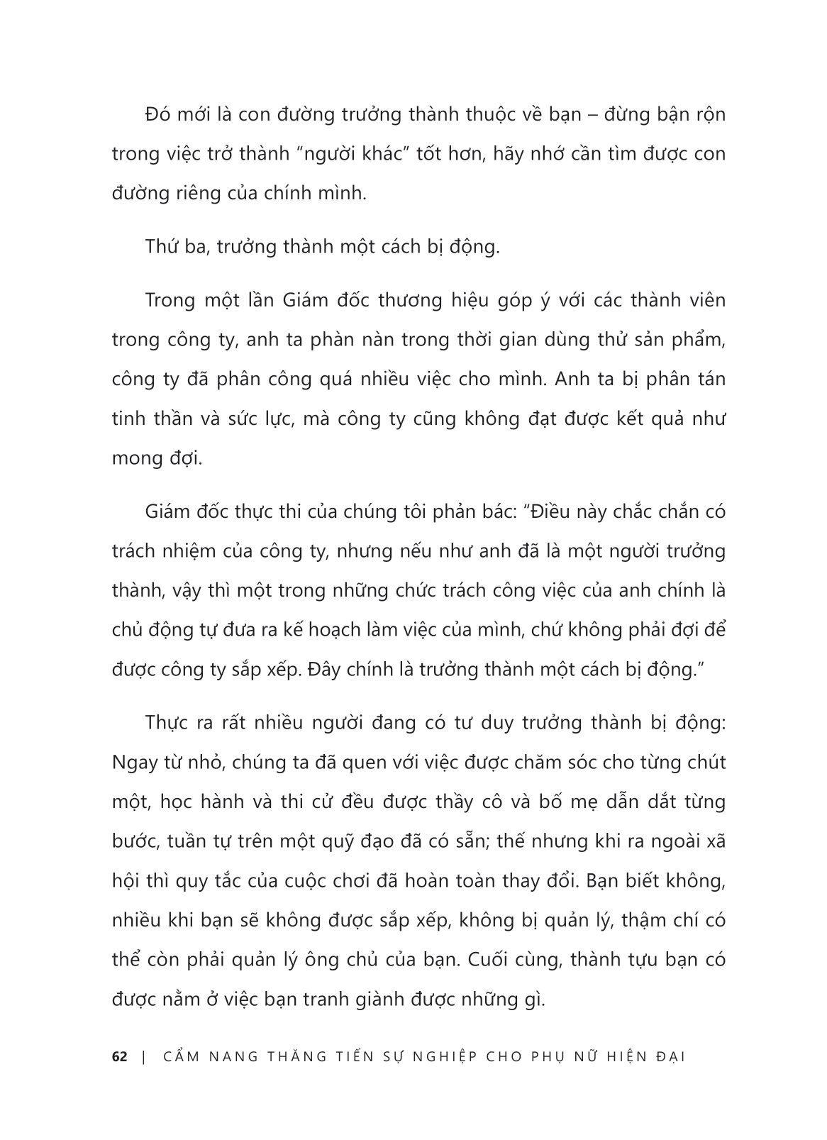 cẩm nang thăng tiến sự nghiệp cho phụ nữ hiện đại