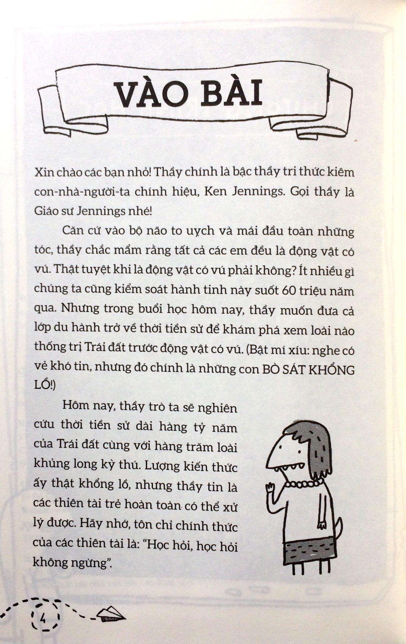 cẩm nang thiên tài trẻ - khủng long