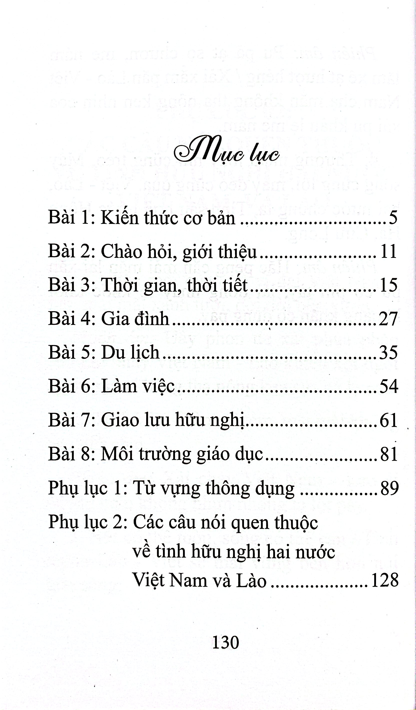 Cẩm Nang Tiếng Lào Cấp Tốc
