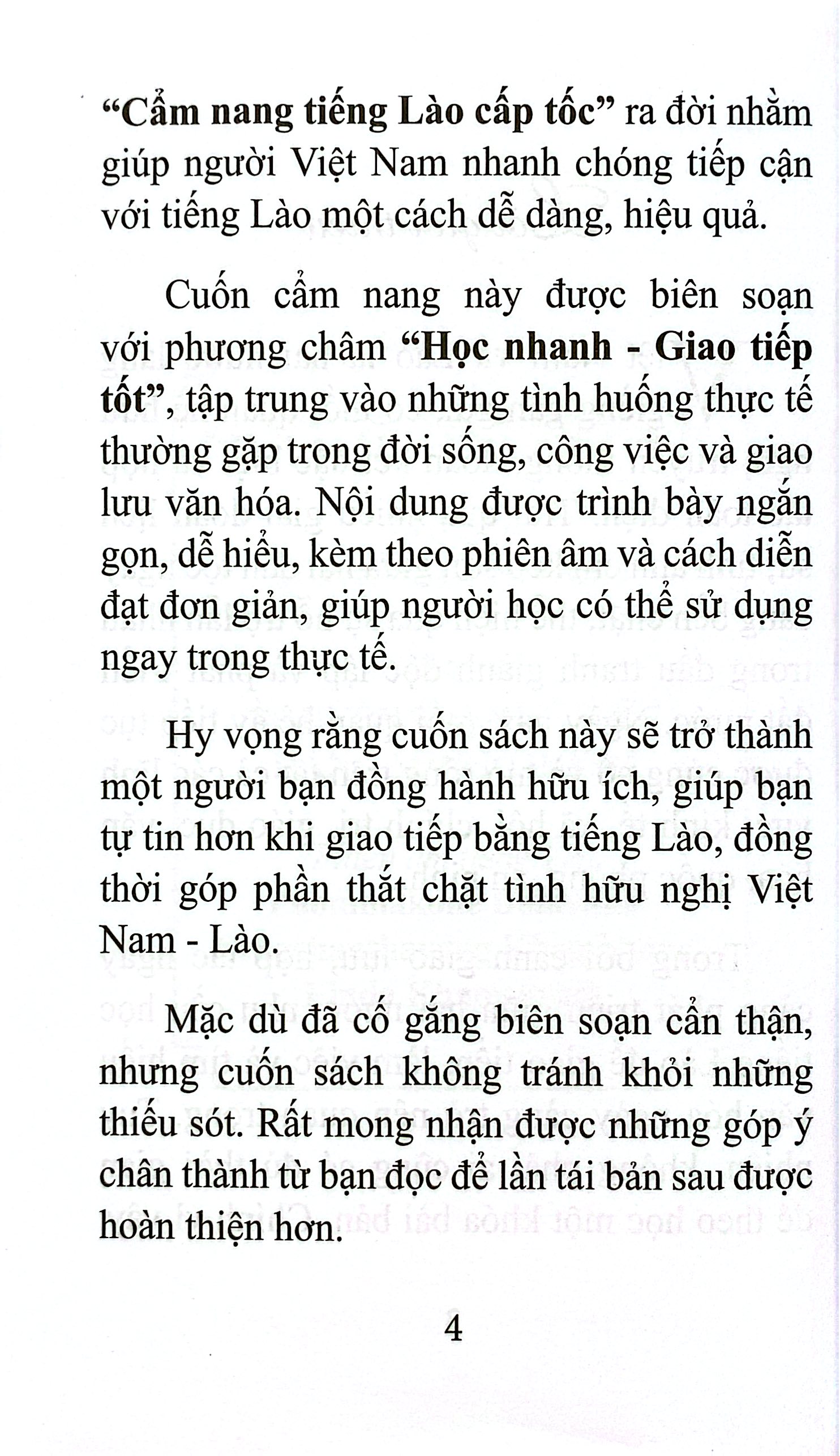 Cẩm Nang Tiếng Lào Cấp Tốc