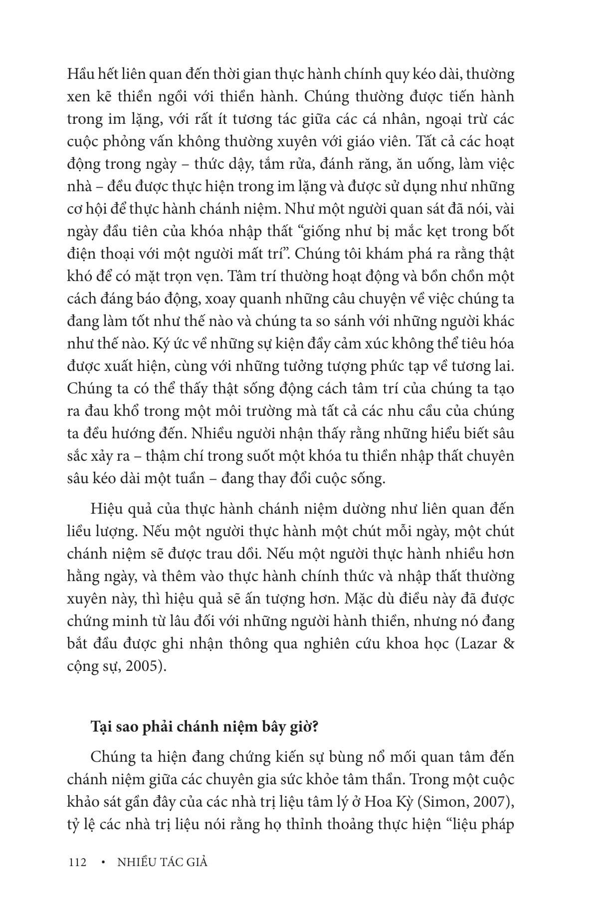 Cẩm Nang Trị Liệu Lâm Sàng Chánh Niệm